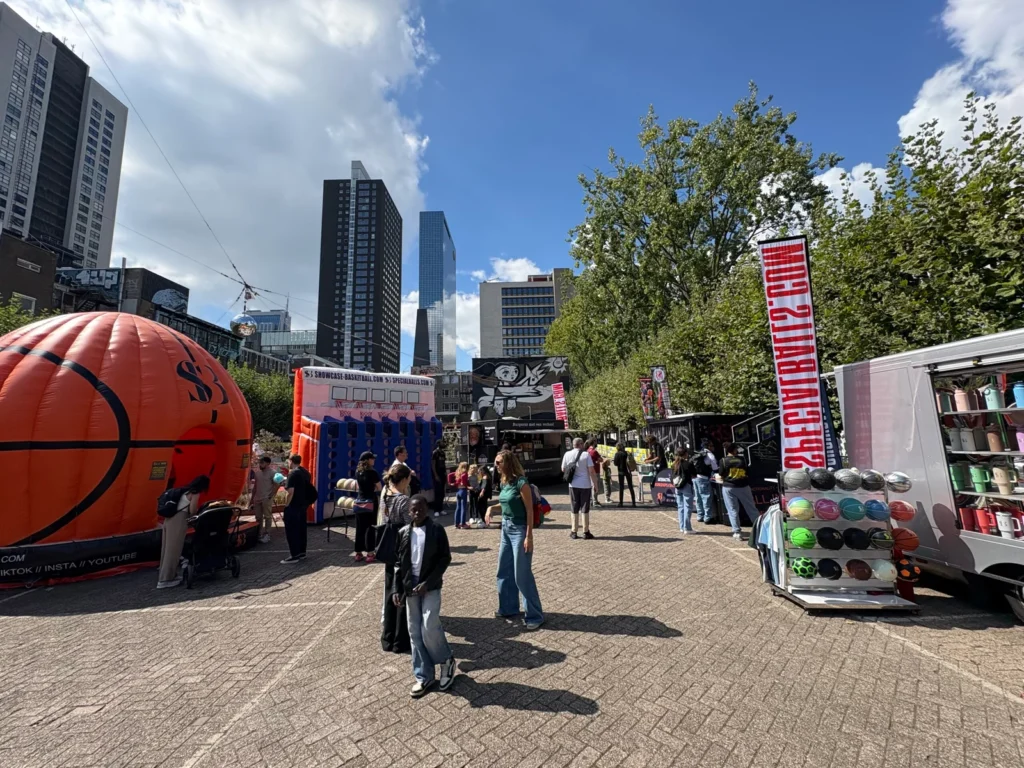 Basketbalspektakel in Delfshaven Rotterdam (RSCW)